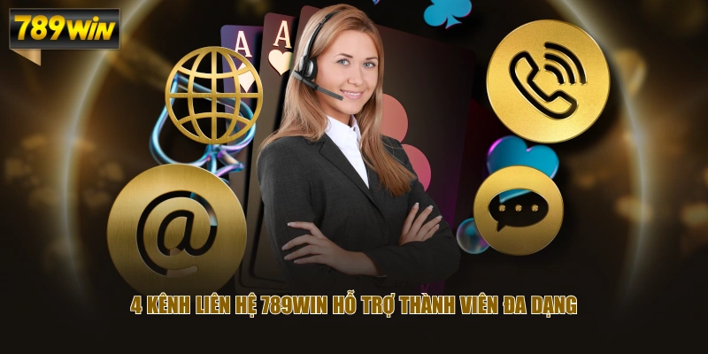 4 kênh liên hệ 789WIN hỗ trợ thành viên đa dạng